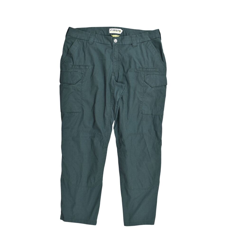 First Tactical Women's Plus Cargo Pants Green Size 20 Preowned 30 Ins
